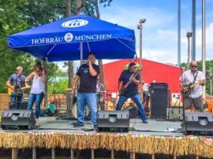 July 2016: Mellencougar at Jesse Oaks. The band performed during the 2016 Customer Appreciation Luau.